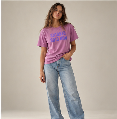 Regular 3.0 Tee - Heather Orchid by Run Club Regular, T-shirt product image