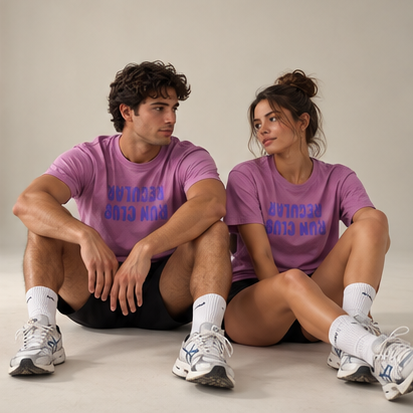 Regular 3.0 Tee - Heather Orchid by Run Club Regular, T-shirt product image