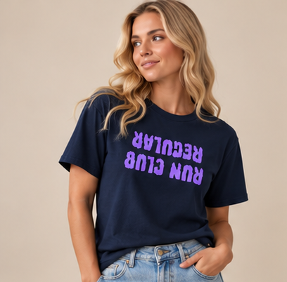 Regular 3.0 Tee - Navy by Run Club Regular, T-shirt product image