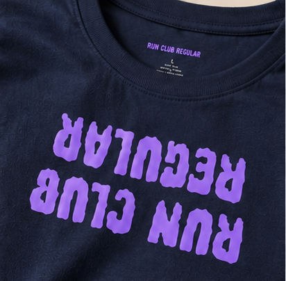 Regular 3.0 Tee - Navy by Run Club Regular, T-shirt product image
