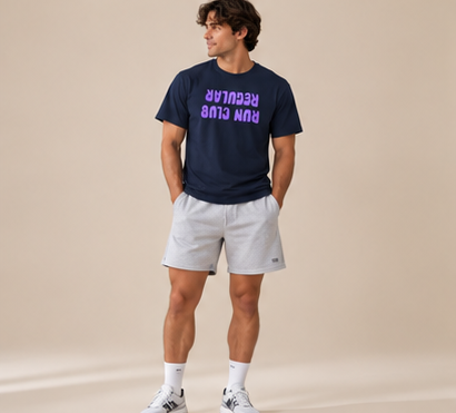 Regular 3.0 Tee - Navy by Run Club Regular, T-shirt product image