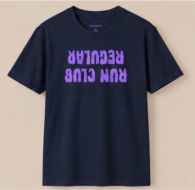 Regular 3.0 Tee - Navy by Run Club Regular, T-shirt product image