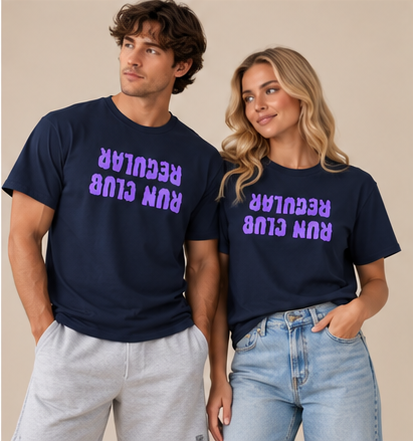 Regular 3.0 Tee - Navy by Run Club Regular, T-shirt product image