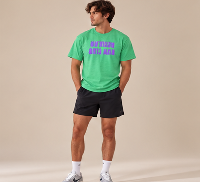 Regular 3.0 Tee - Heather Irish Green by Run Club Regular, T-shirt product image