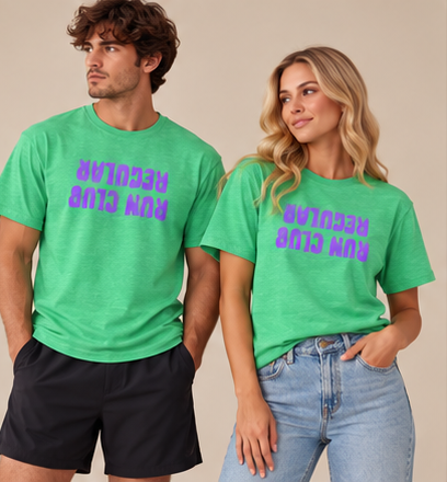 Regular 3.0 Tee - Heather Irish Green by Run Club Regular, T-shirt product image