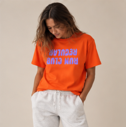 Regular 3.0 - Orange by Run Club Regular, T-shirt product image