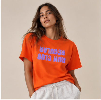 Regular 3.0 - Orange by Run Club Regular, T-shirt product image
