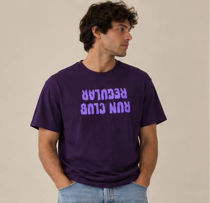 Regular 3.0 Tee - Purple by Run Club Regular, T-shirt product image