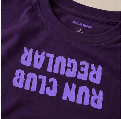 Regular 3.0 Tee - Purple by Run Club Regular, T-shirt product image