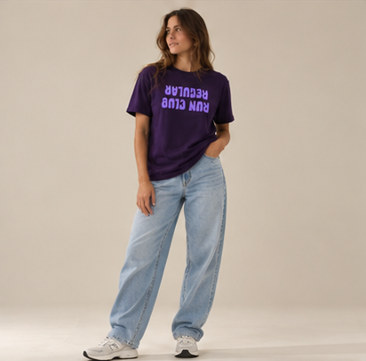 Regular 3.0 Tee - Purple by Run Club Regular, T-shirt product image