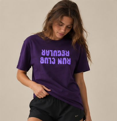 Regular 3.0 Tee - Purple by Run Club Regular, T-shirt product image