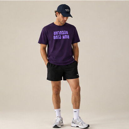 Regular 3.0 Tee - Purple by Run Club Regular, T-shirt product image