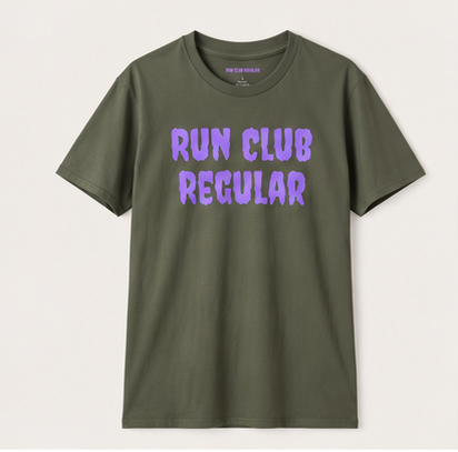 Regular Tee - Military Green by Run Club Regular, T-shirt product image