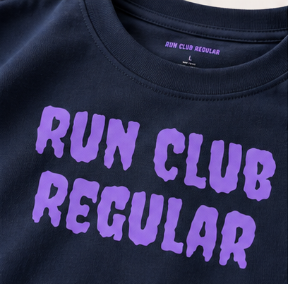 Regular Tee - Navy by Run Club Regular, T-shirt product image