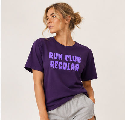 Regular Tee - Purple by Run Club Regular, T-shirt product image
