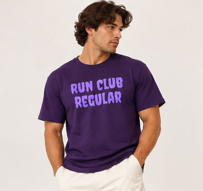 Regular Tee - Purple by Run Club Regular, T-shirt product image