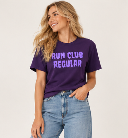 Regular Tee - Purple by Run Club Regular, T-shirt product image