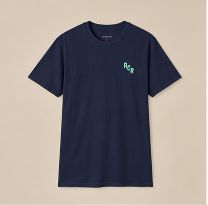 Lowkey Flow Tee - Dark Heather by Run Club Regular, graphic T-shirt product image