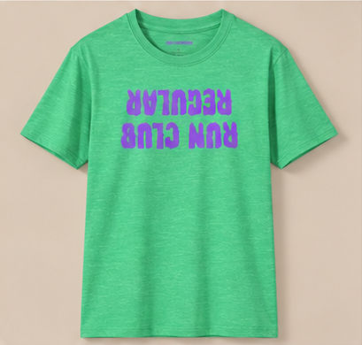 Regular 3.0 Tee - Dark Heather by Run Club Regular in green, T-shirt product image