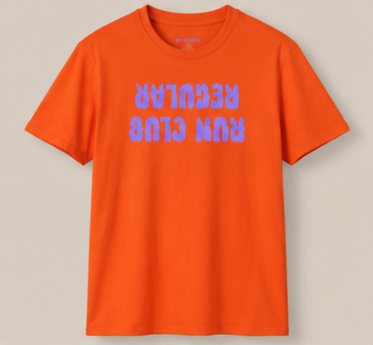 Regular 3.0 - Orange by Run Club Regular, T-shirt product image