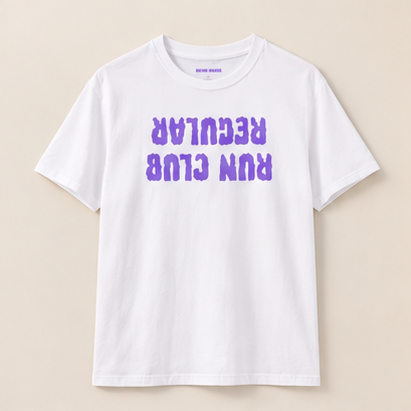 Regular 3.0 Tee - Dark Heather by Run Club Regular in white, T-shirt product image