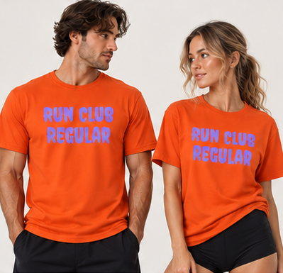 Regular Tee - Orange by Run Club Regular, T-shirt product image