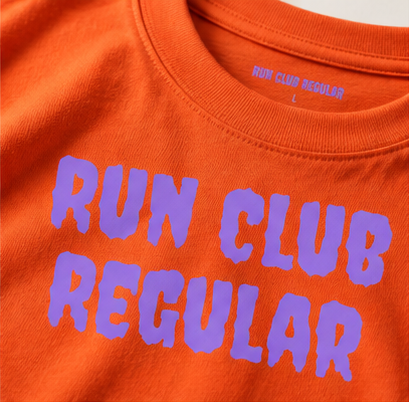 Regular Tee - Orange by Run Club Regular, T-shirt product image