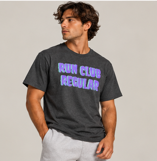 Shadow T-Shirt by Run Club Regular, graphic T-shirt product image