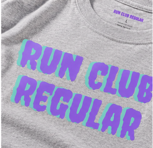 Shadow T-Shirt by Run Club Regular, graphic T-shirt product image