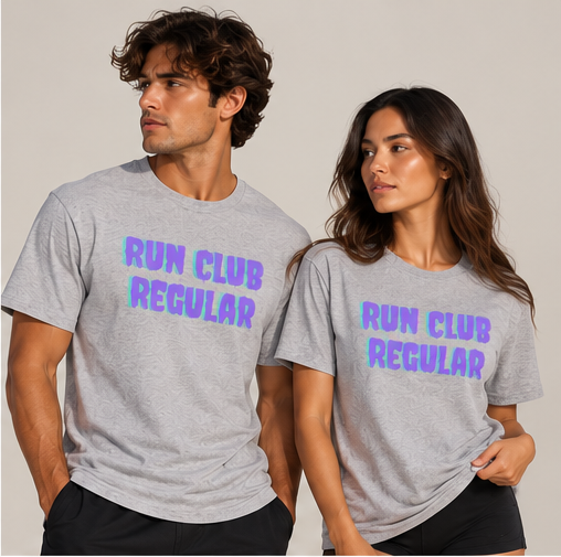 Shadow T-Shirt by Run Club Regular, graphic T-shirt product image