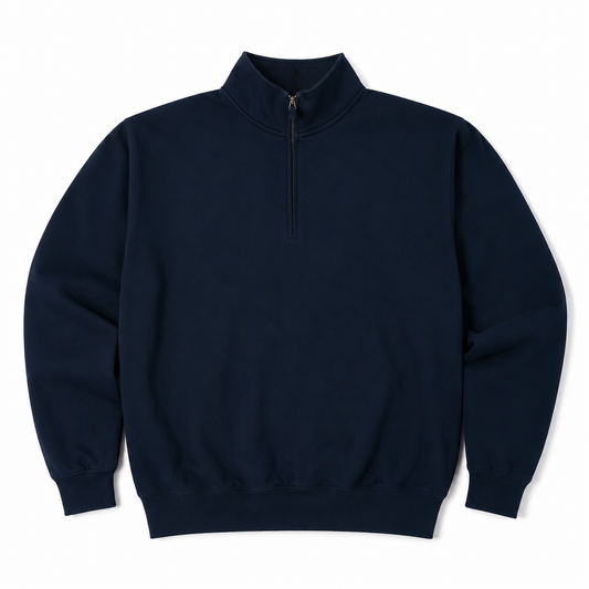 Women's Quarter-Zip Pullover — Navy