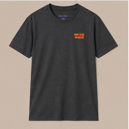 The Regular 2.0 Tee - Black by Run Club Regular, graphic T-shirt product image