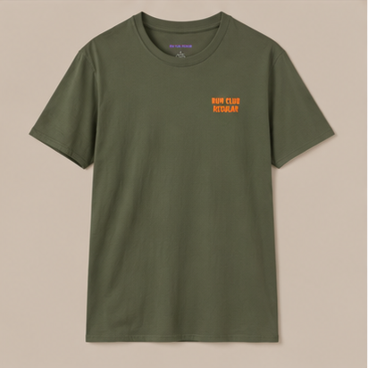 The Regular 2.0 Tee - Black by Run Club Regular, graphic T-shirt product image