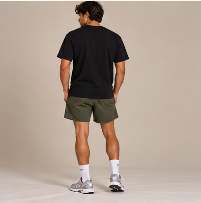 The Regular 2.0 Tee - Black by Run Club Regular, graphic T-shirt product image