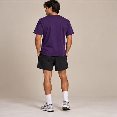 The Regular 2.0 Tee - Purple by Run Club Regular, graphic T-shirt product image