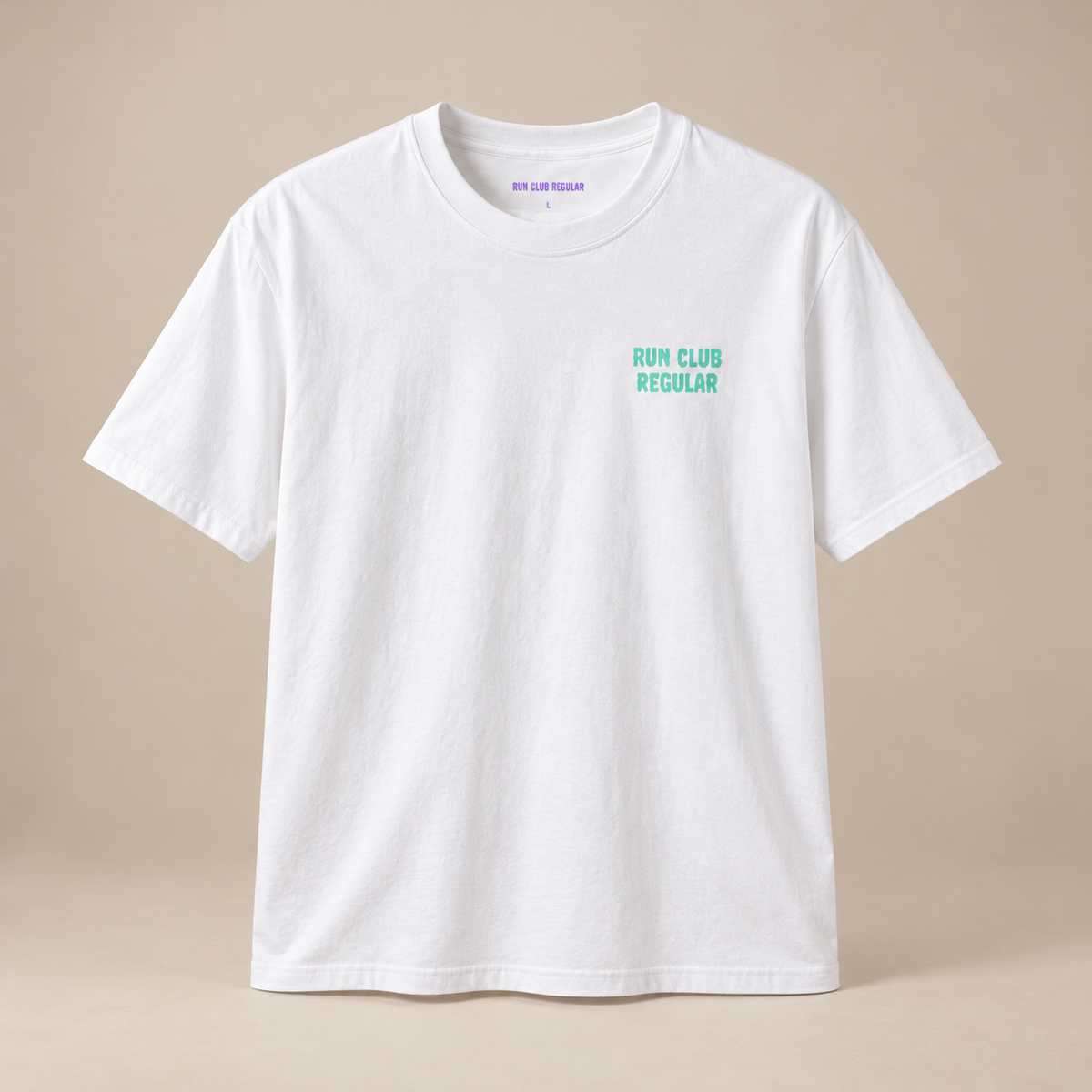 The Regular 2.0 Tee - Purple by Run Club Regular, graphic T-shirt product image