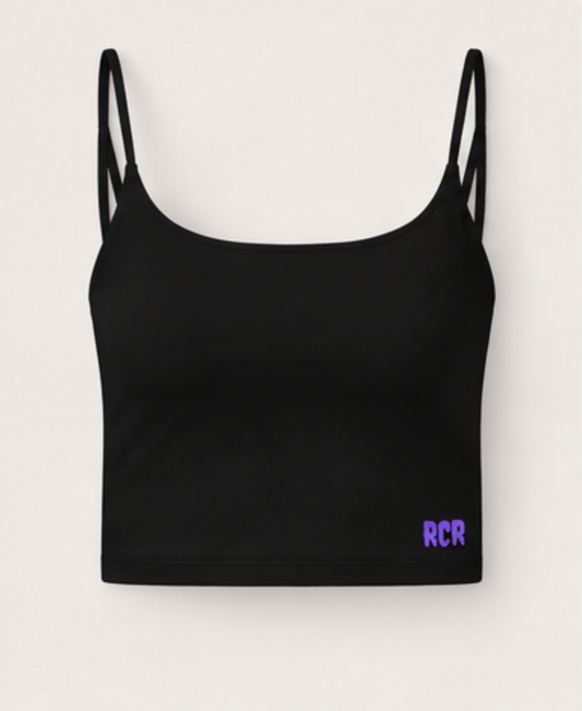 The Mini Tank - Black by Run Club Regular, tank top product image