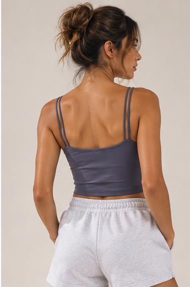 The Mini Tank- Slate by Run Club Regular, tank top product image