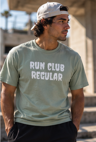 Phantom Tee - Sage by Run Club Regular, T-shirt product image