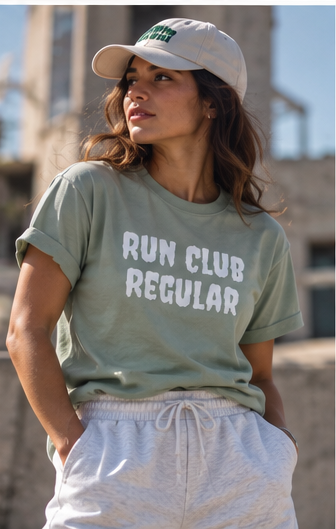 Phantom Tee - Sage by Run Club Regular, T-shirt product image