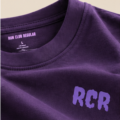 Stole It Tee- Purple by Run Club Regular, graphic T-shirt product image