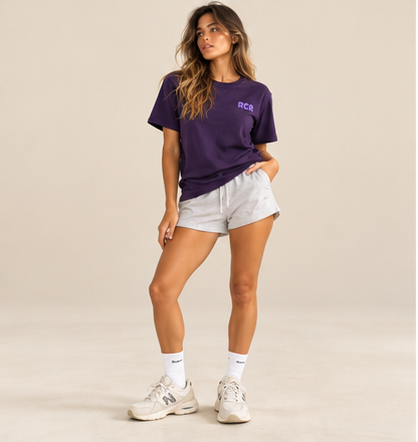 Stole It Tee- Purple by Run Club Regular, graphic T-shirt product image