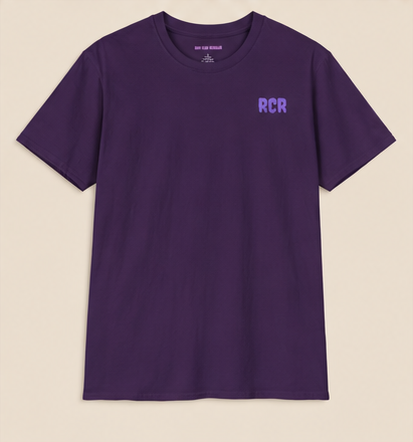Stole It Tee- Purple by Run Club Regular, graphic T-shirt product image