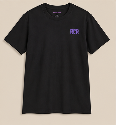 Stole It Tee - Black by Run Club Regular, graphic T-shirt product image