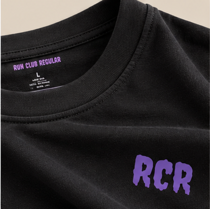 Stole It Tee - Black by Run Club Regular, graphic T-shirt product image
