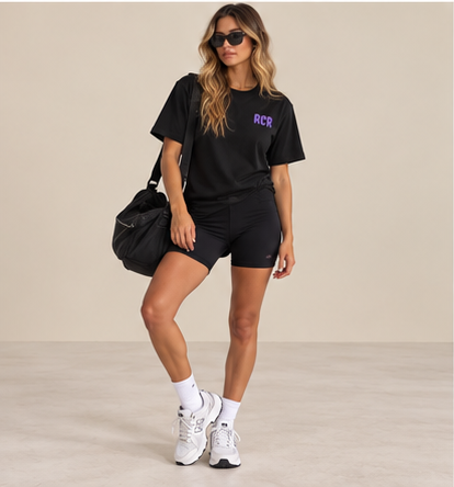 Stole It Tee - Black by Run Club Regular, graphic T-shirt product image