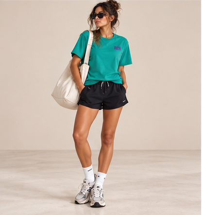 Stole It Tee - Jade Dome by Run Club Regular, graphic T-shirt product image
