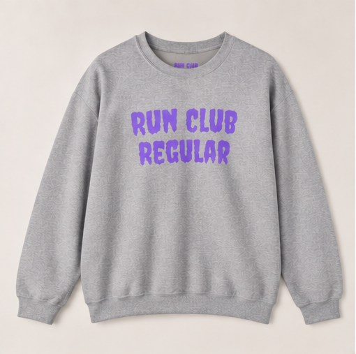 The Club Sweatshirt — Sport Grey by Run Club Regular, sweatshirt product image